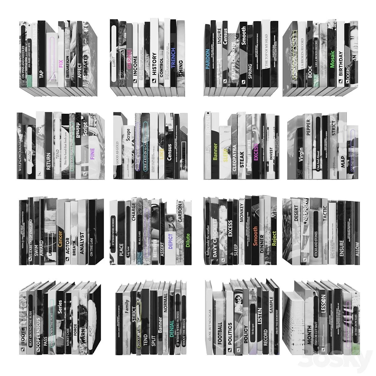 Books (150 pieces) 2-5-8-3